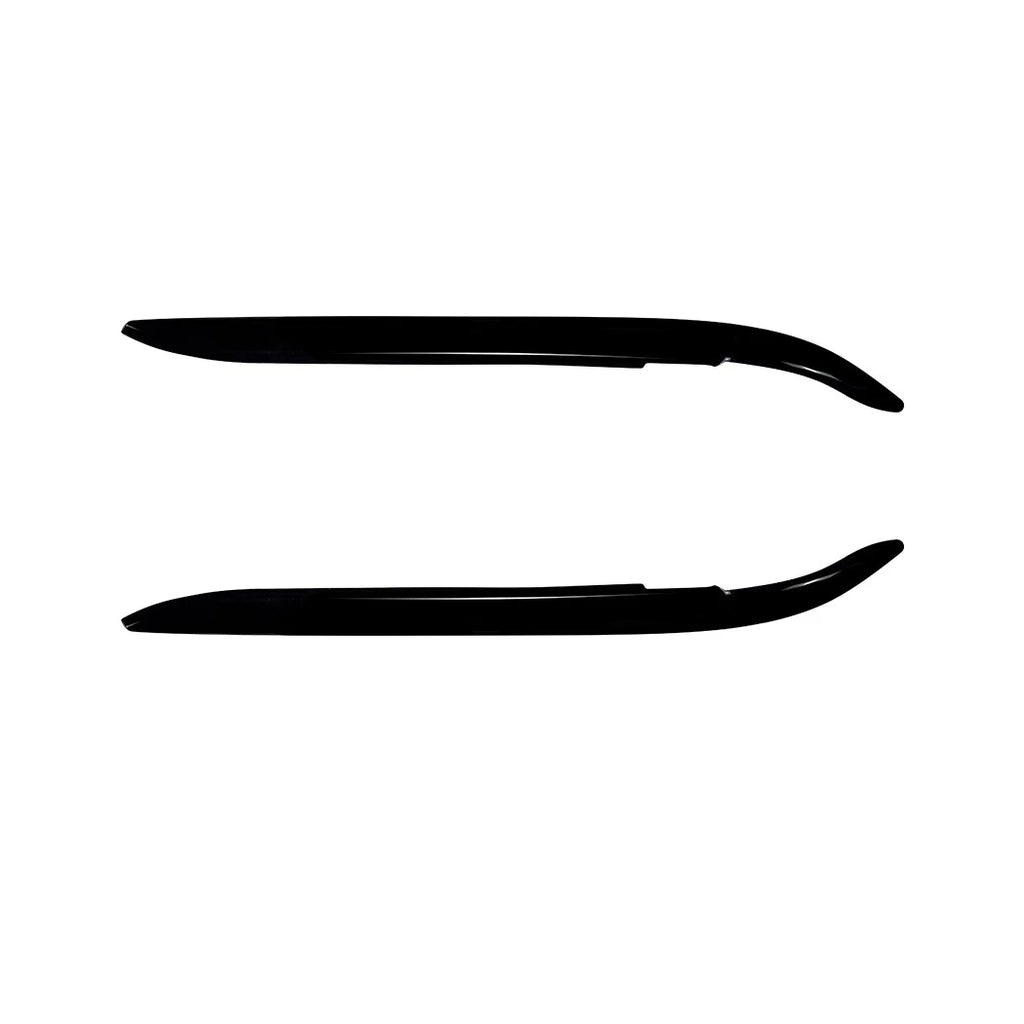 2X Gloss Black Headlight Eye Lids for BMW 3-Series E46 (1998–2004)
