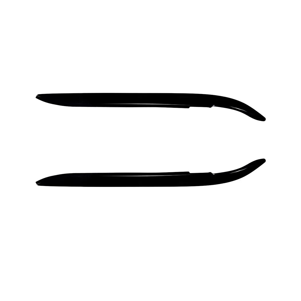 2X Gloss Black Headlight Eye Lids for BMW 3-Series E46 (1998–2004)