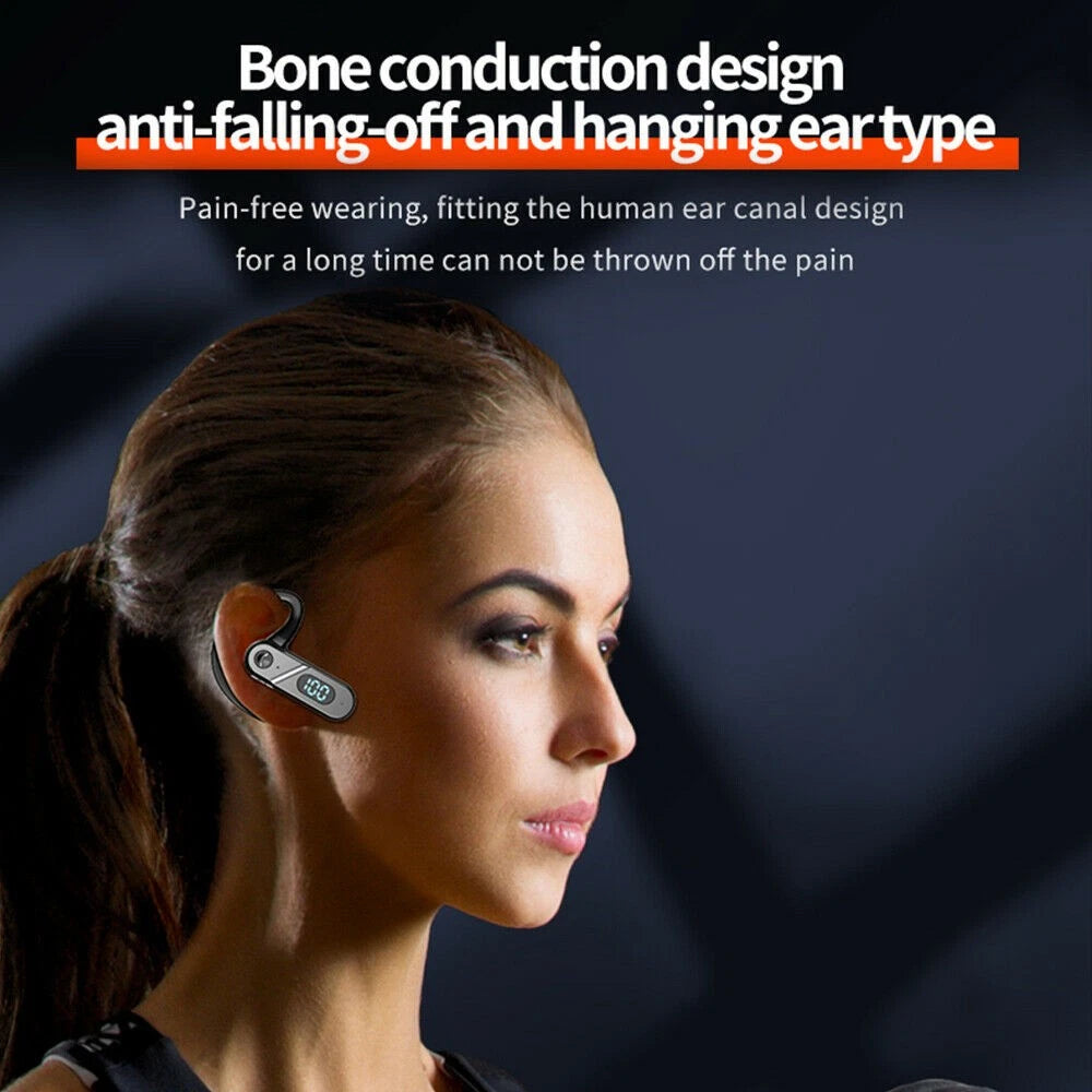 Wireless Bluetooth Earpiece Headset Earbuds Noise Cancelling for