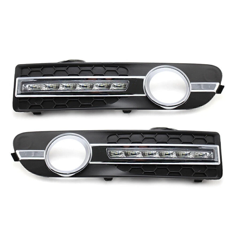 2X LED DRL Front Daytime Running Lights for Volvo S80 S80L (2007–2013)