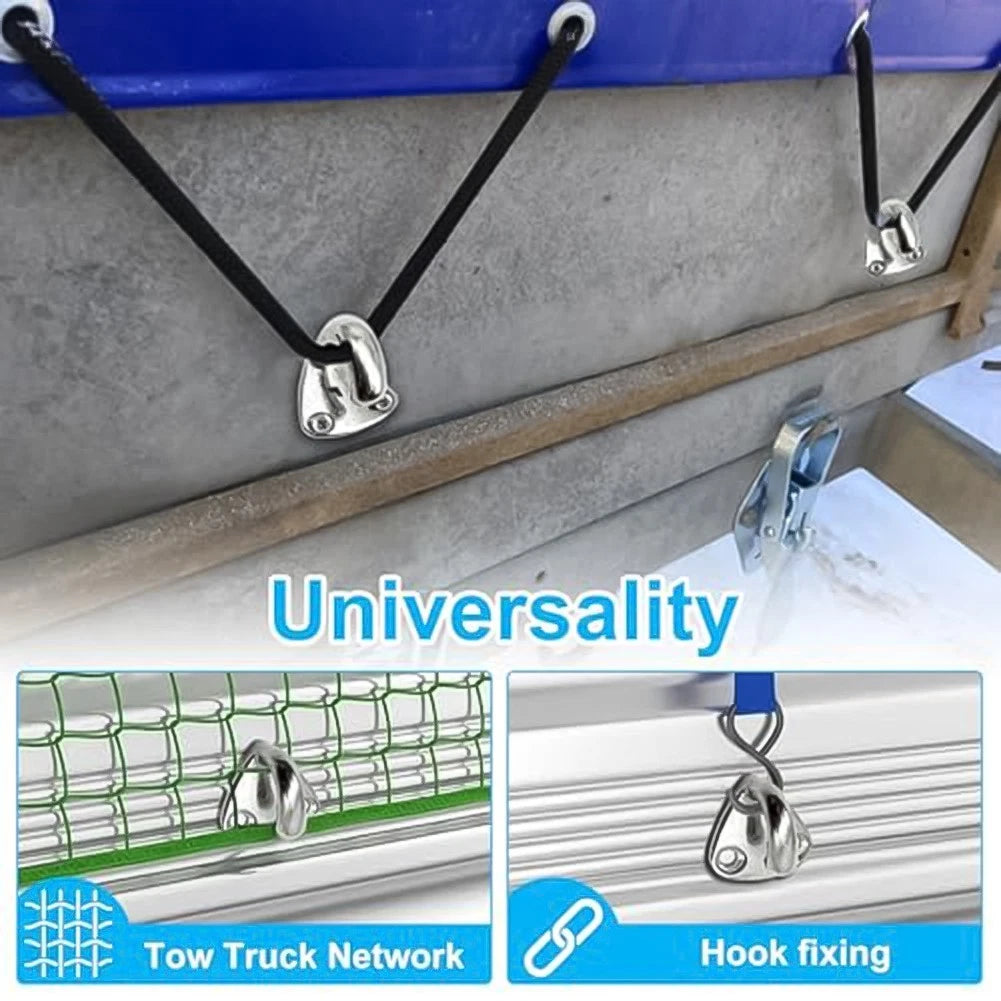 Tarpaulin Hooks for Marine Hardware (Includes 2 Screws)