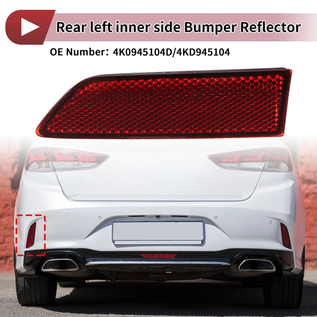 Rear Left Bumper Reflector for Audi A6 Quattro C8 (2019–2023)
