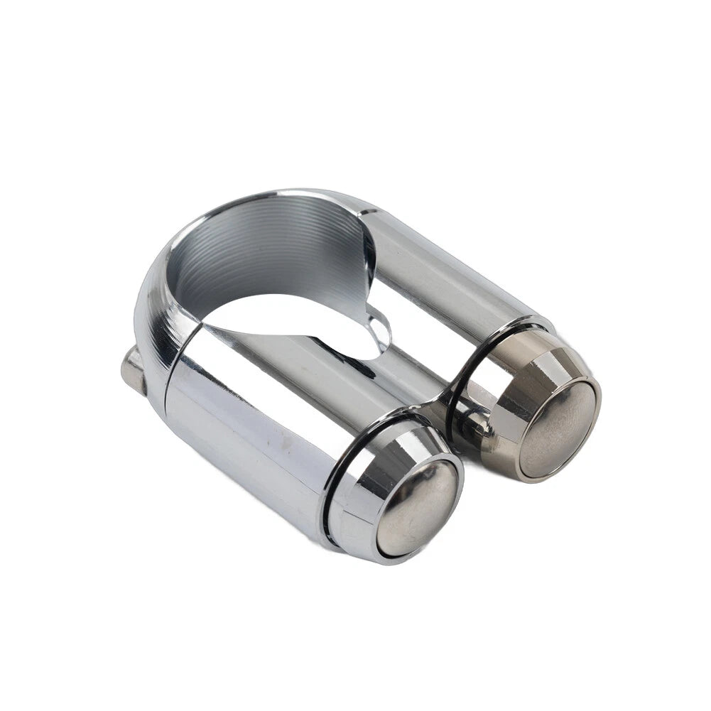 1" Chrome Handlebar Switch 2 Button Horn Light Control for Harley Dyna Chopper