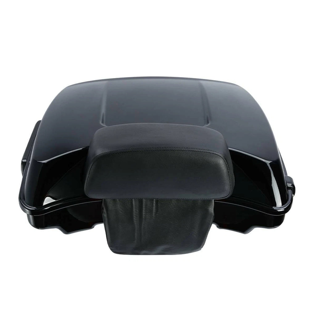 Black Razor Trunk Rack Pad & Docking Kit for Harley Touring (2014–2025)