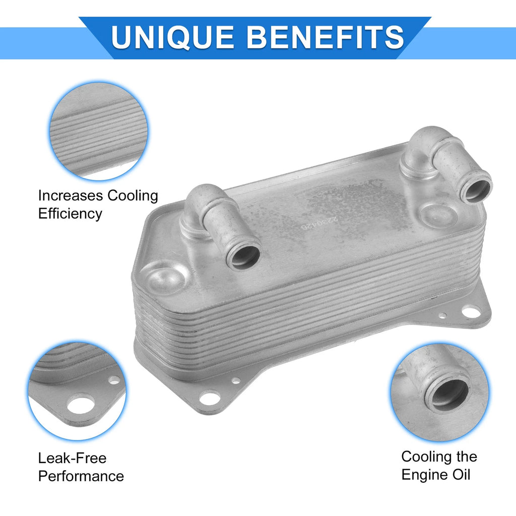 Engine Oil Cooler Replacement for Volkswagen Beetle Eos Golf GTI (2010–2022)