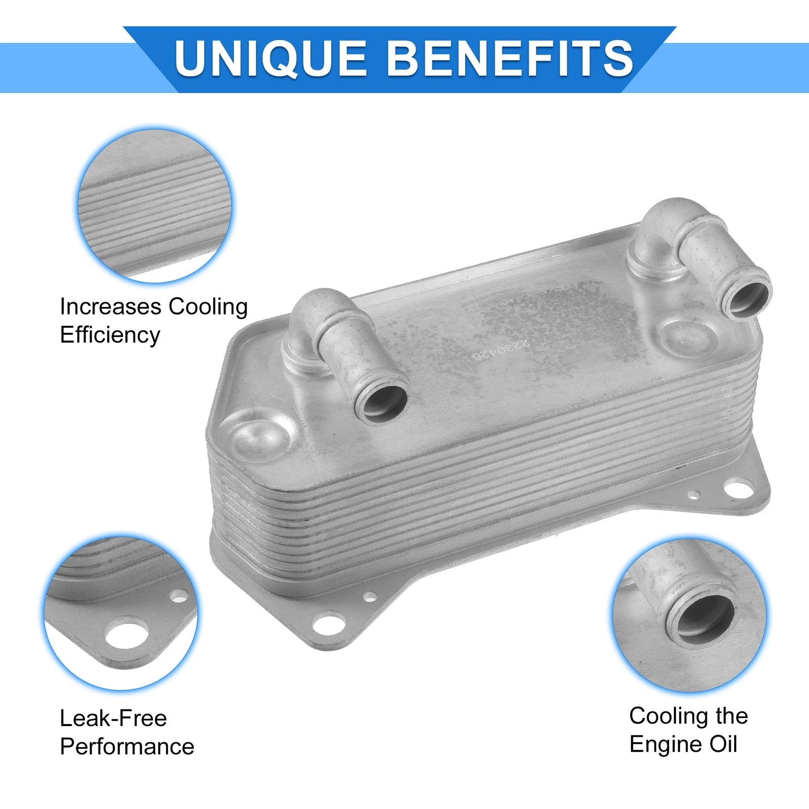Engine Oil Cooler Replacement for Volkswagen Beetle Eos Golf GTI (2010–2022)