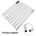 12ft Aluminum Extension Pole with Standard Threaded End for Attachments