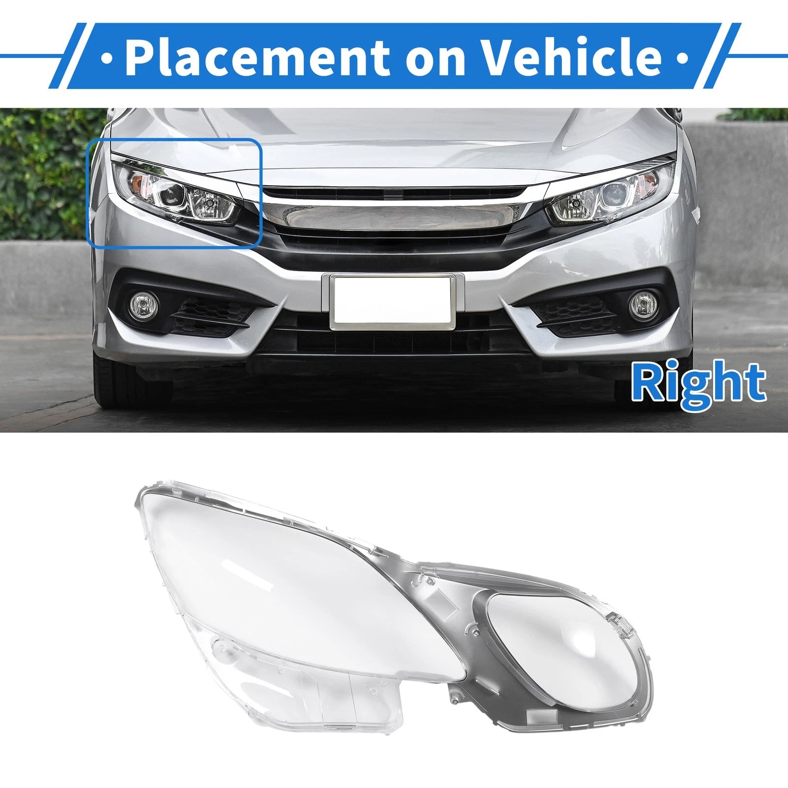 Headlight Lens Cover for Lexus GS300/GS350 (2004–2011)