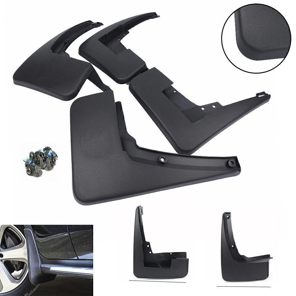 4X Splash Guards Mud Flaps for Benz GL350 GL450 (2007–2012)