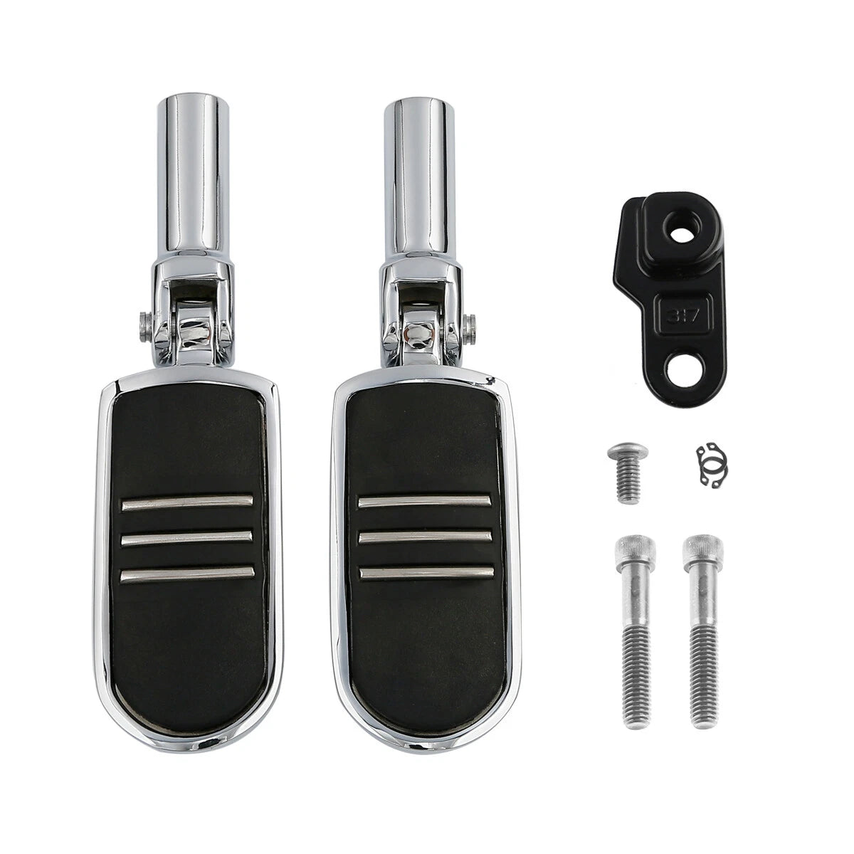 Rear Footpeg Set for Harley Softail FLS (2012–2017) & Cross Bones FLSTSB (2008–2011)