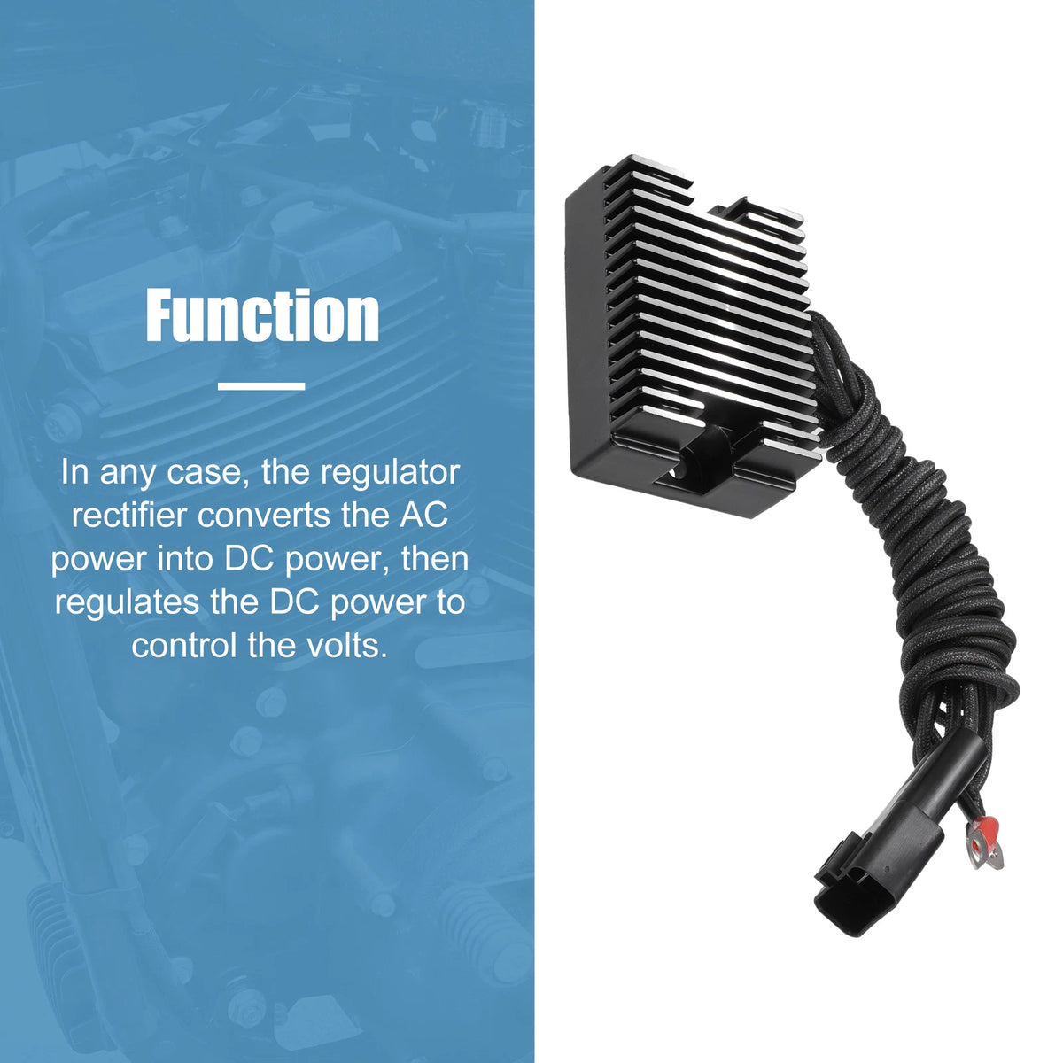 Voltage Regulator Rectifier No. 74518-99A for Harley Davidson Dyna (1999–1999)