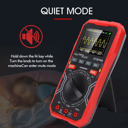 ET2010A Handheld Oscilloscope Multimeter 320x240 Color Display