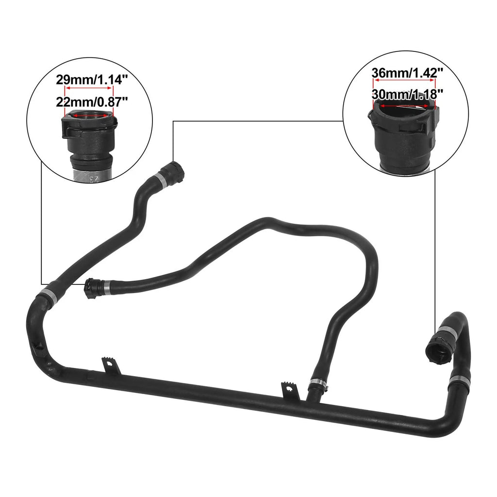 Coolant Hose Radiator Replacement for BMW 3 Series 318 Ti (2002–2005)