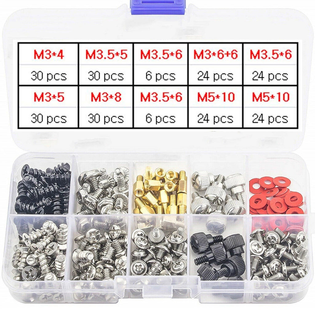 228Pcs Screw Assortment for Computer Builds and Repairs