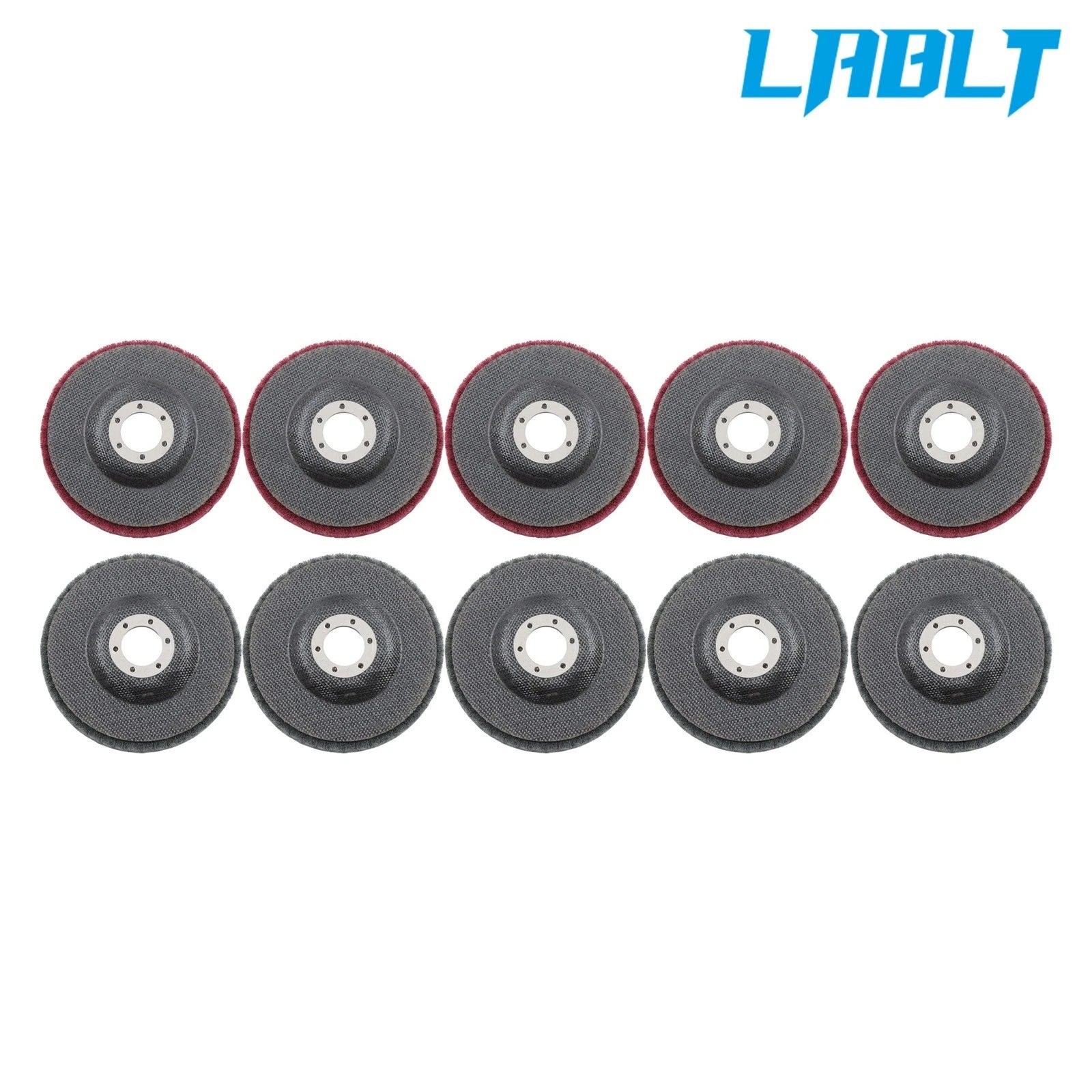 10Pcs 4.5 Inch Angle Grinder Scour Flap Disc 320 & 600 Grit