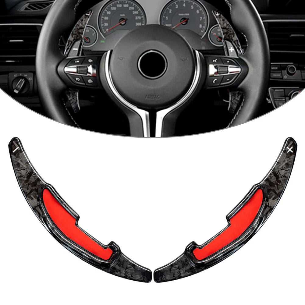 Carbon Fiber Paddle Shifter Extensions for BMW M2 M3 M4 M5 M6 X5M (2016–2021)