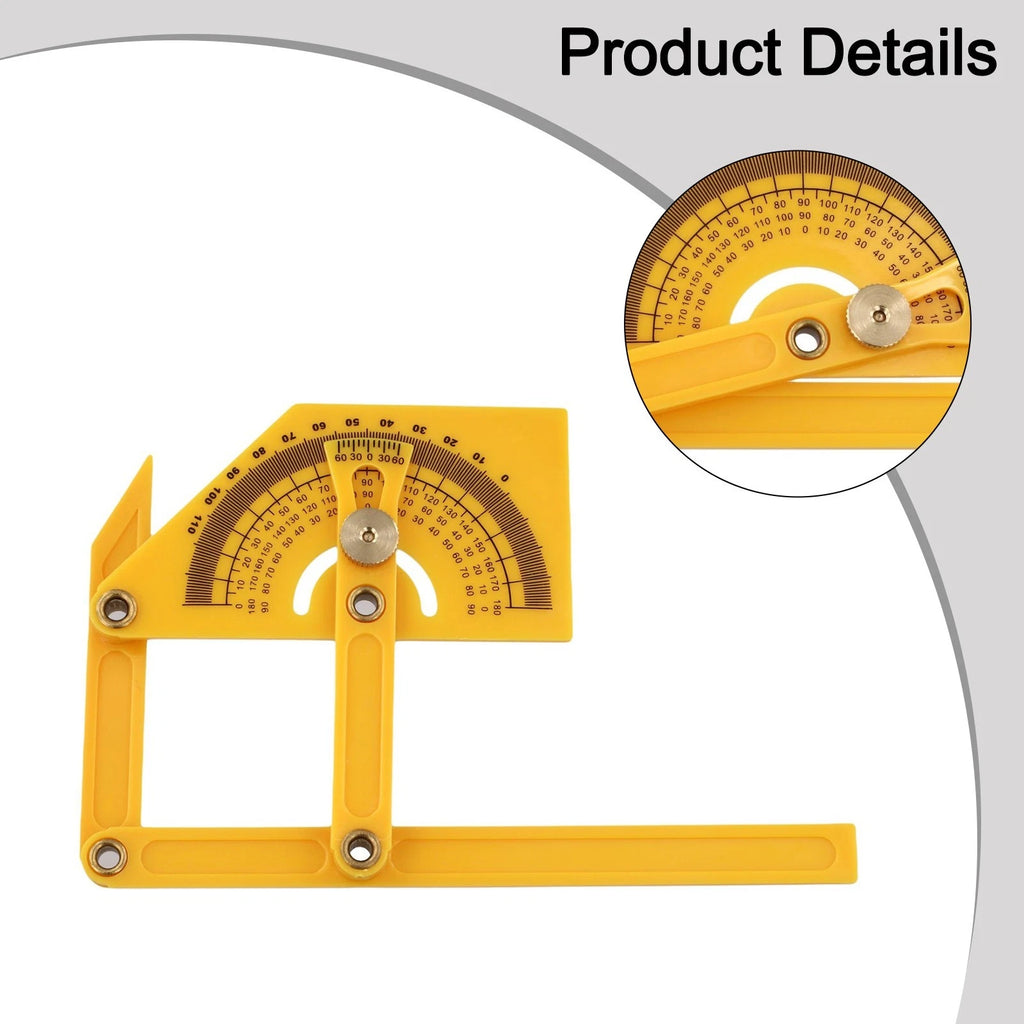 Adjustable Protractors Set of 2 for Precision Angle Measurement