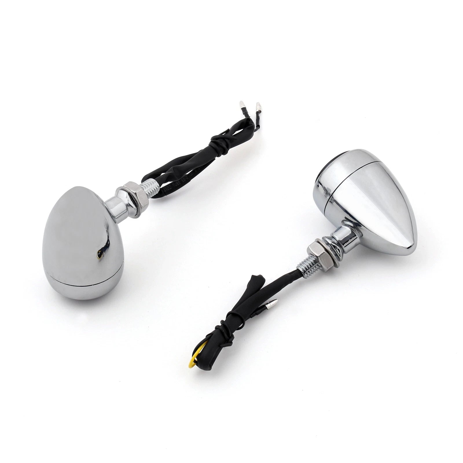 Bullet Turn Signals for Chopper Cafe Racer (Chrome)