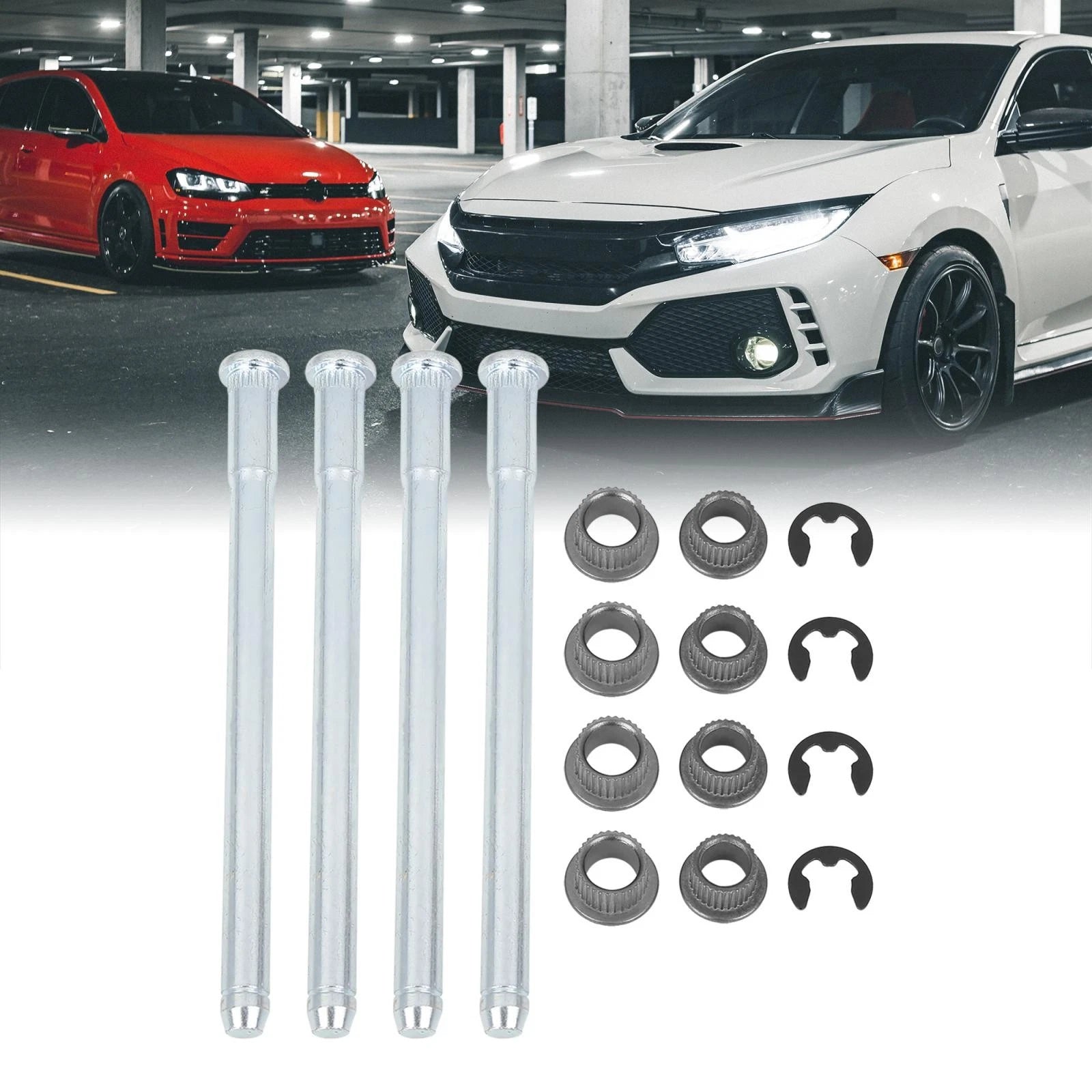 Door Hinge Bushing Liners Replacement Set for Chevrolet K3500 (2000–2000)
