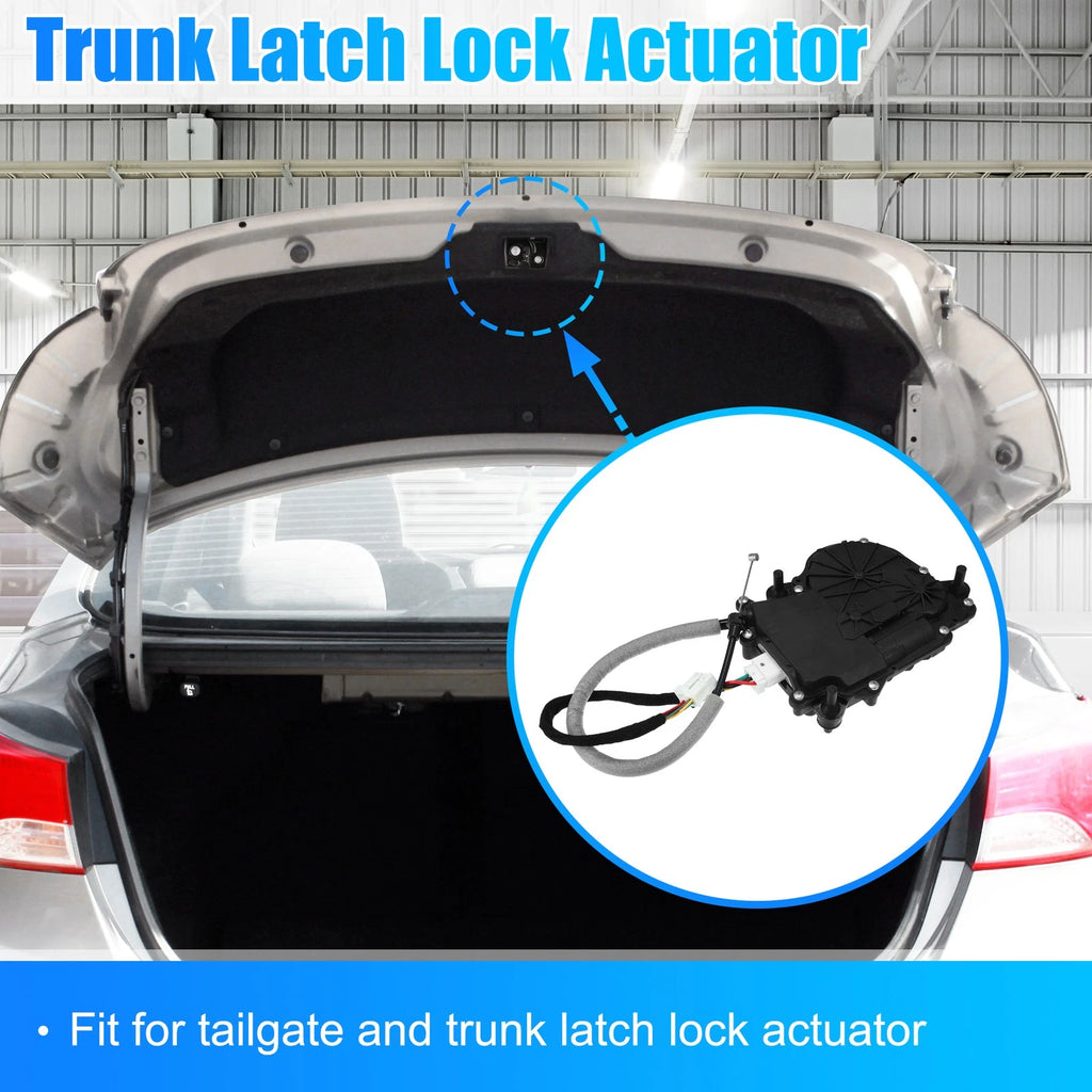 Trunk Tailgate Lock Latch Actuator Replacement Rear for BMW X5 (2014–2018)