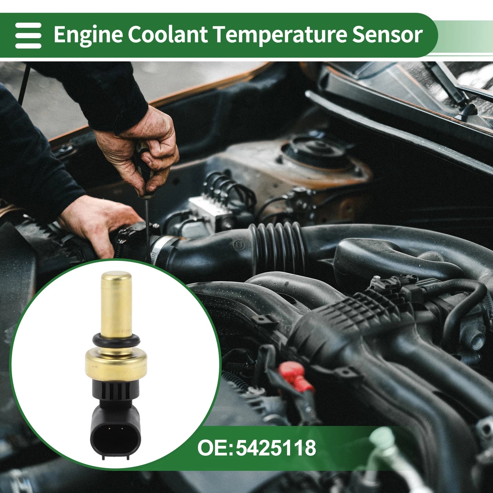 Engine Coolant Temperature Sensor for Mercedes-Benz C300 (2011–2015)