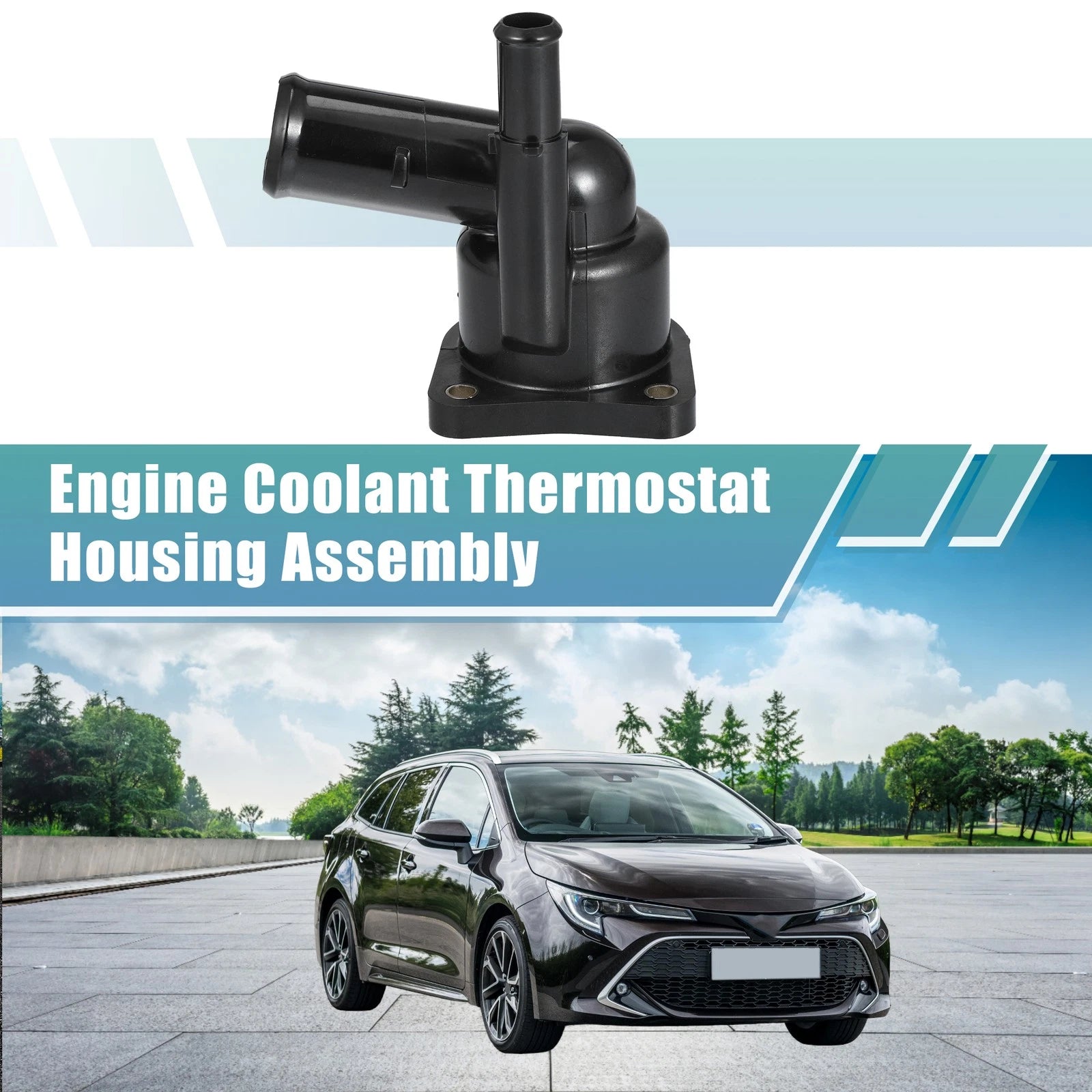 Engine Coolant Thermostat Housing Assembly for Toyota Prius (2010–2015)