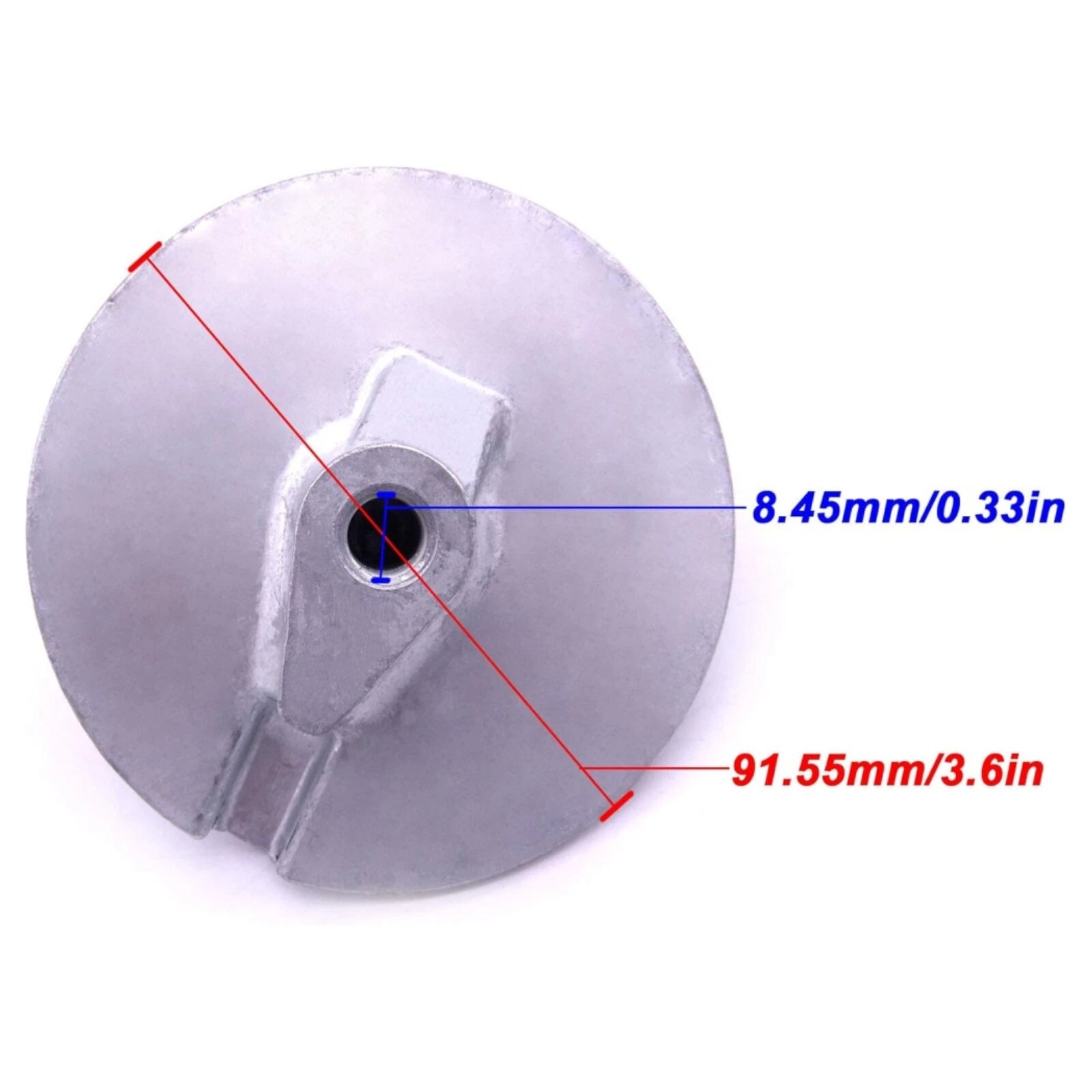 Trim Tab for Yamaha 60-130 2-Stroke & F115 4-Stroke (6E5-45371-01-00)