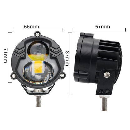 LED Auxiliary Light for Wide Voltage Compatibility (2010–2023)