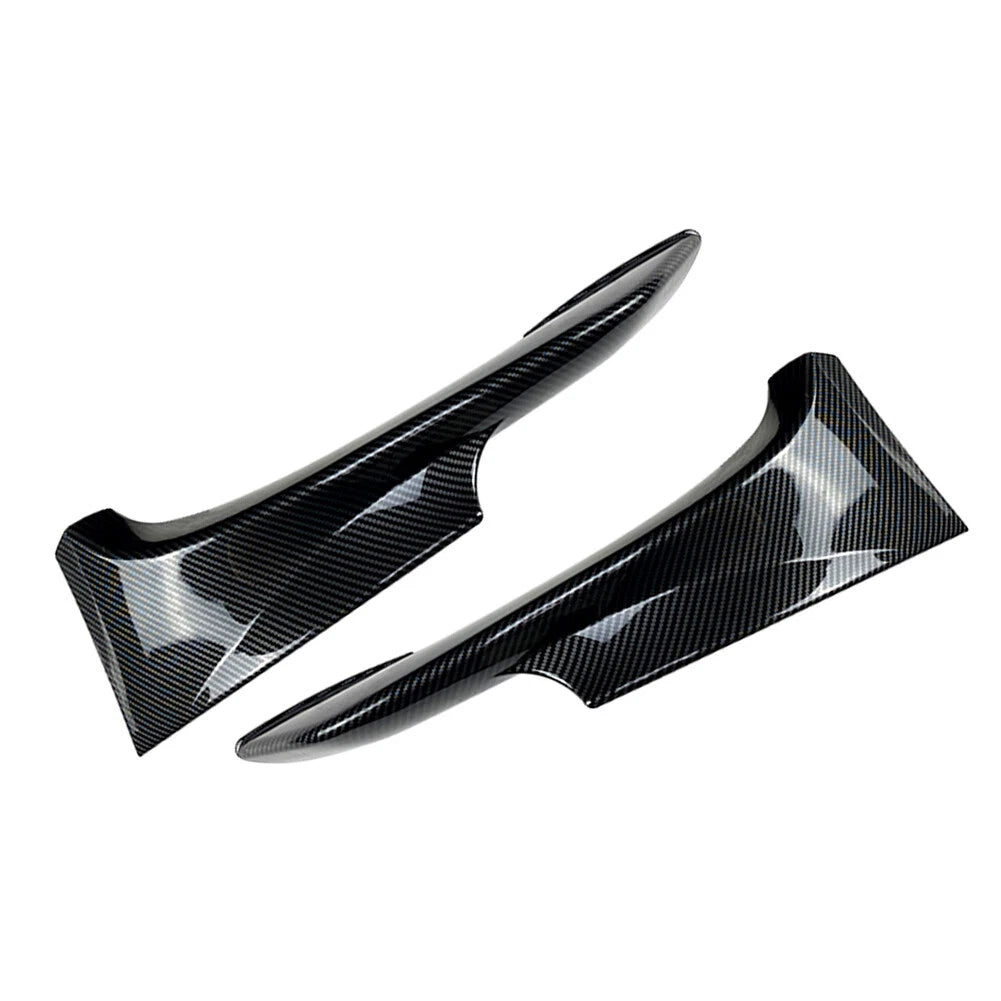 2X Front Bumper Lip Corner Splitters Carbon for BMW 3 Series E92 E93 (2007–2013)