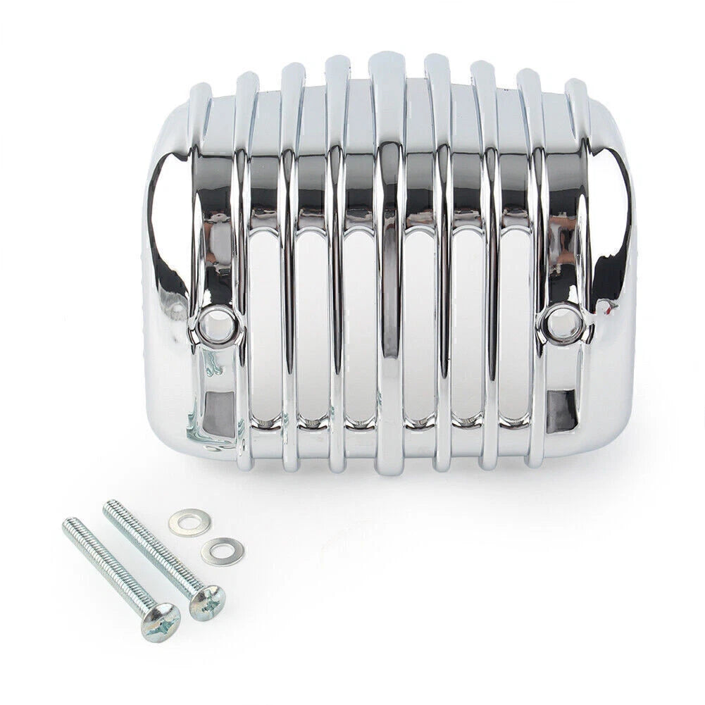 Chrome Voltage Regulator Cover Fairing for Harley Softail (FXS FXSB FLSTSB FXSTC)