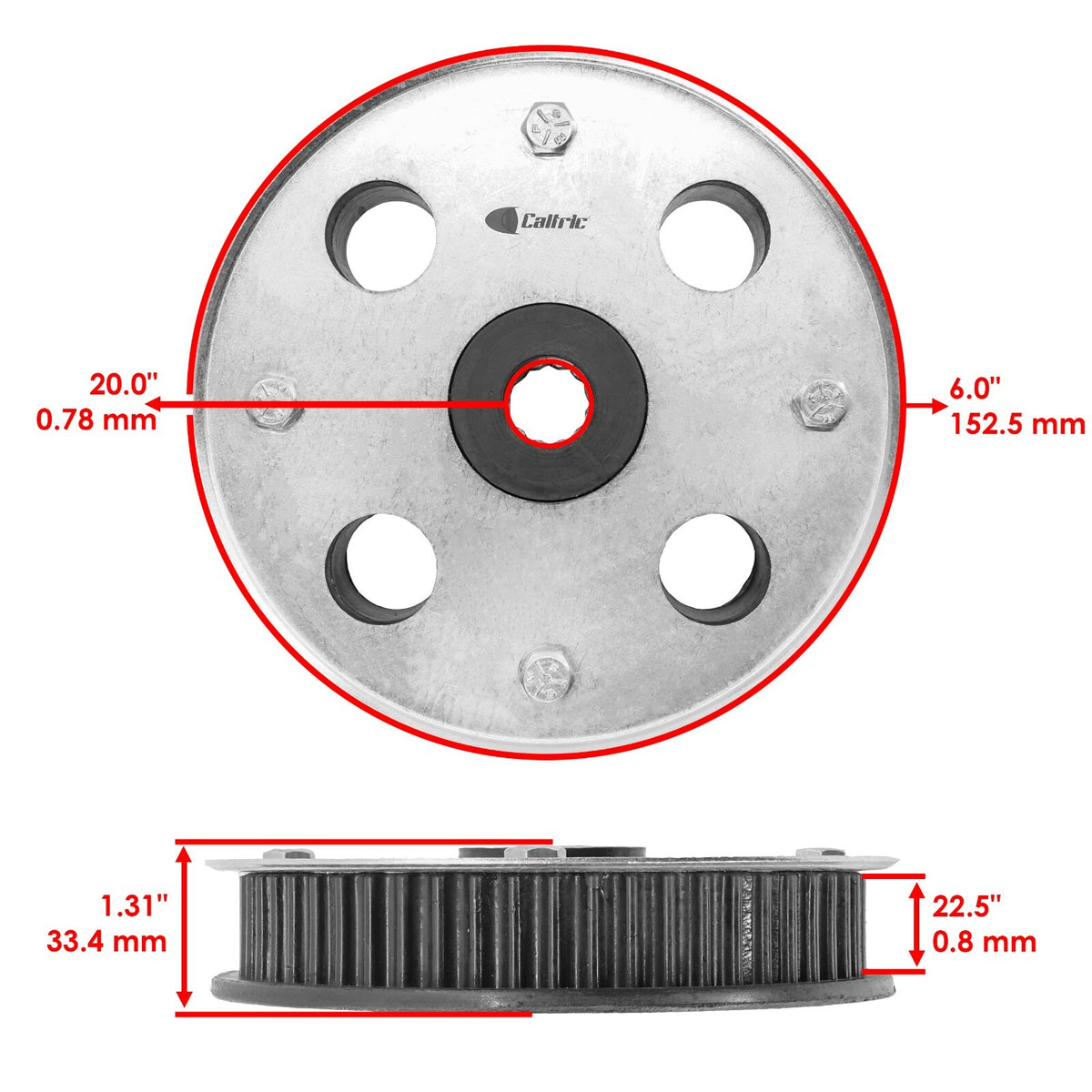 Timing Pulley Replacement for Cub Cadet CC760 CC800 LTX1040 (2009–2015)
