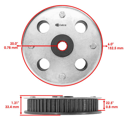 Timing Pulley Replacement for Cub Cadet CC760 CC800 LTX1040 (2009–2015)