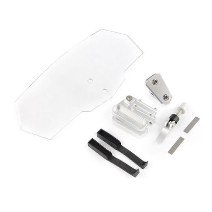 Windshield Wind Screen for Honda Yamaha Kawasaki Ducati (Clear)
