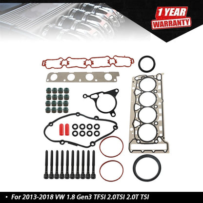 Engine Cylinder Head Gasket Set for VW 1.8 Gen3 TFSI 2.0TSI 2.0T TSI (2006–2018)