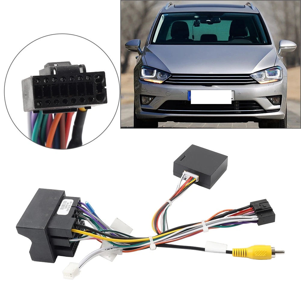 16Pin Power Cable Adapter with Canbus Box for VW Golf 7, Passat (2013–2020)