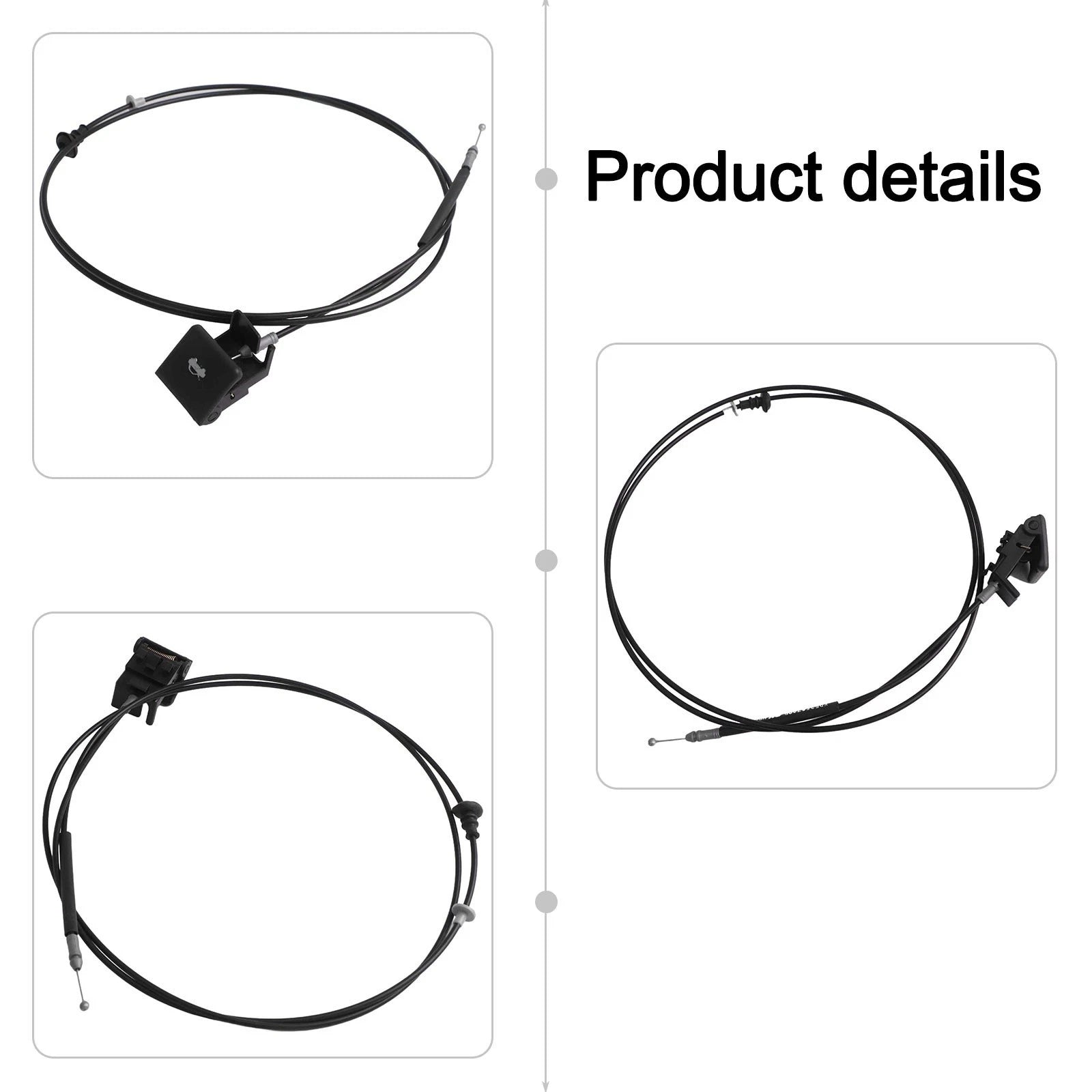 Bonnet Wire Release Cable with Handle for Mazda CX-5 (2012–2017)