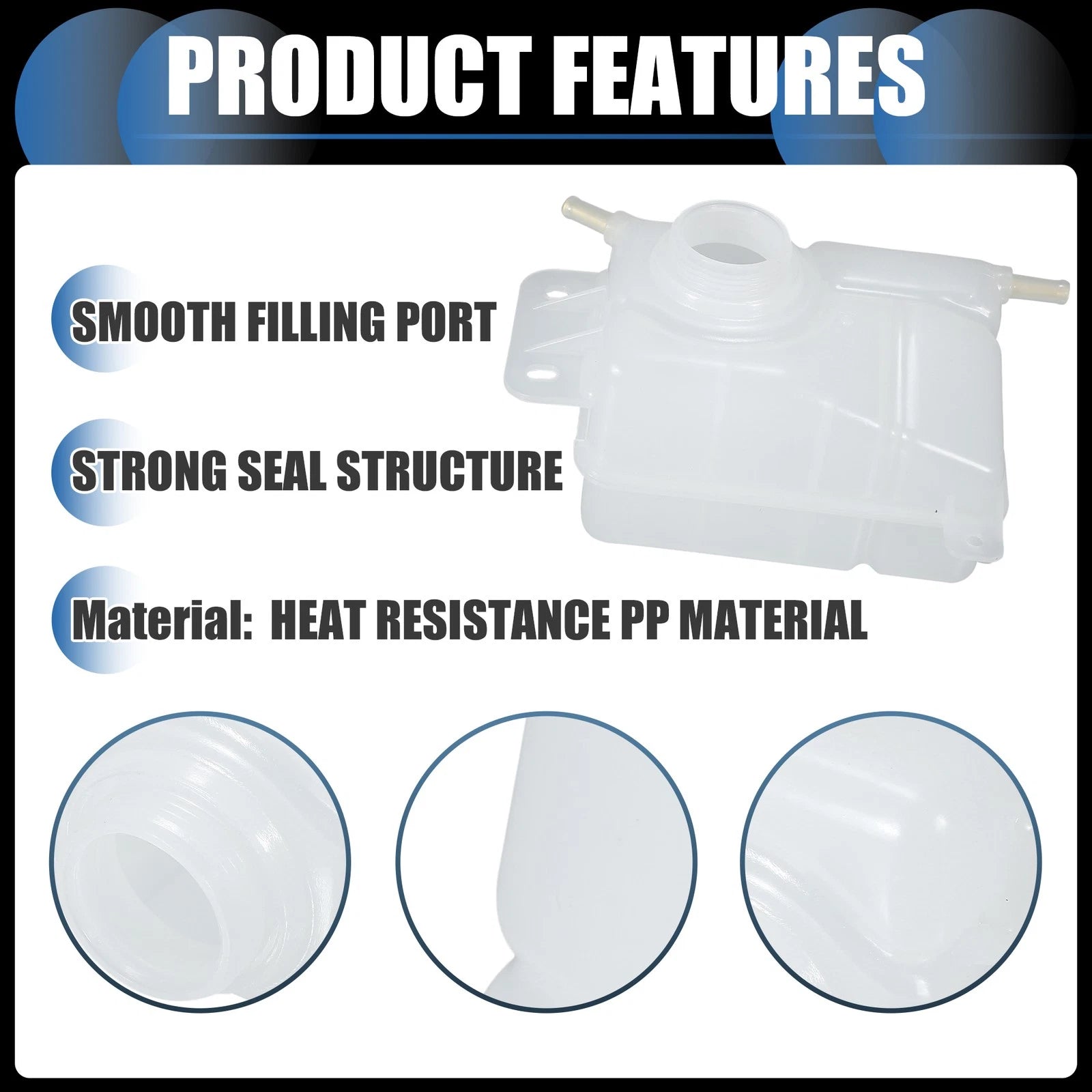 Coolant Recovery Overflow Tank Replacement for Chevrolet Aveo (2004–2008)