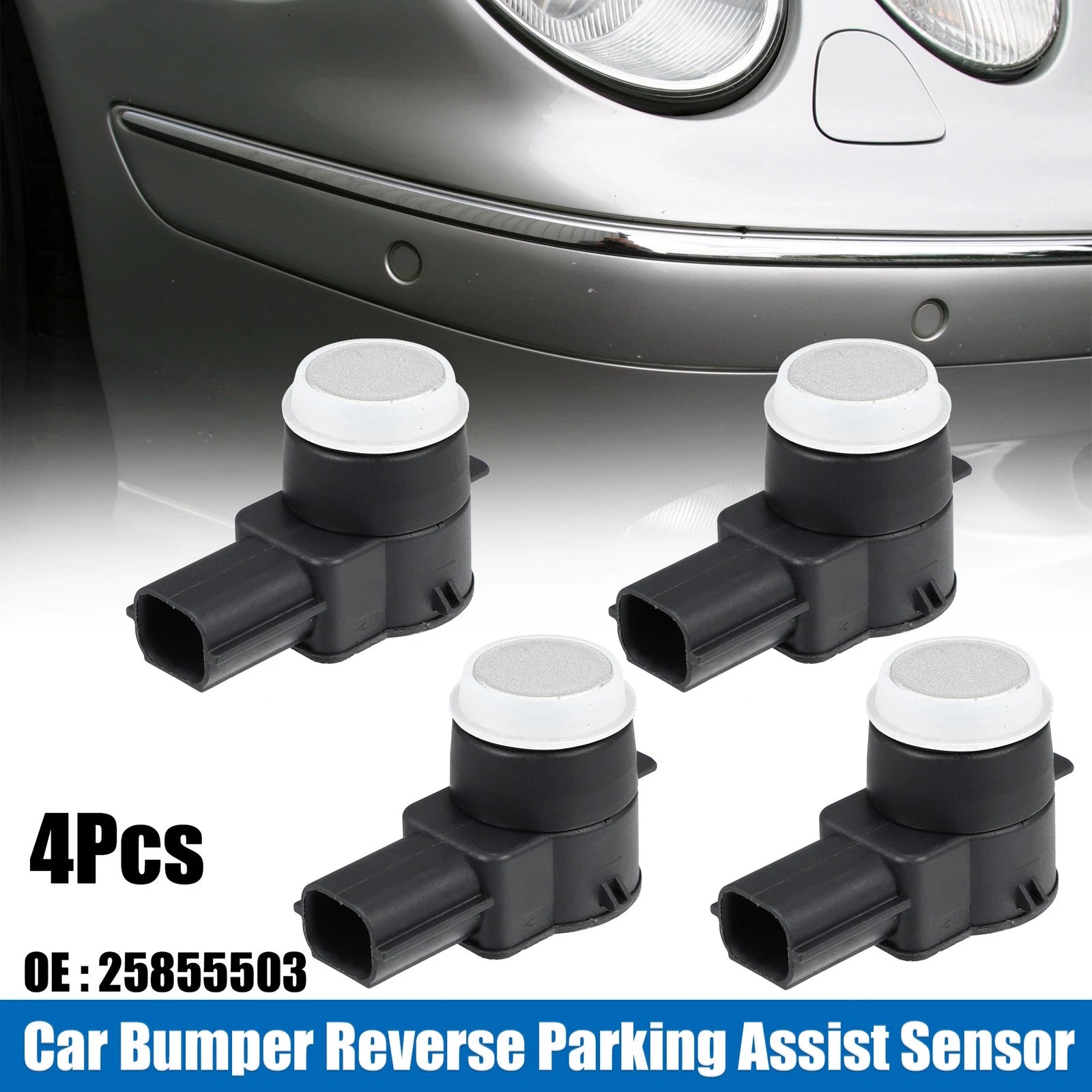 4pcs Rear Bumper Parking Assist Sensors Replacement for Dodge Ram (2013–2018)