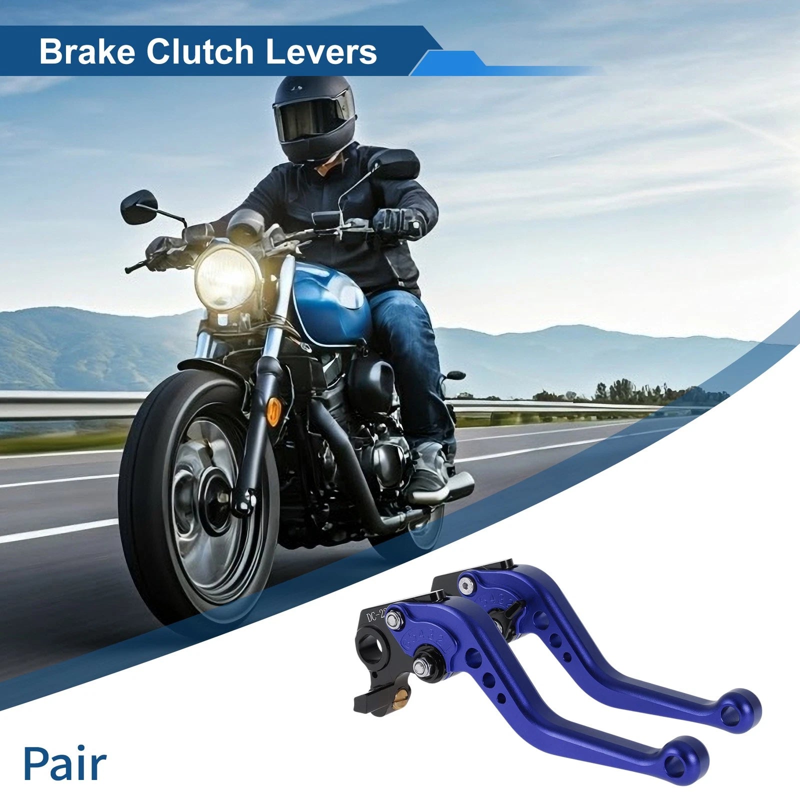Adjustable Short Brake Clutch Levers for Ducati Hypermotard 796 (2010–2012)
