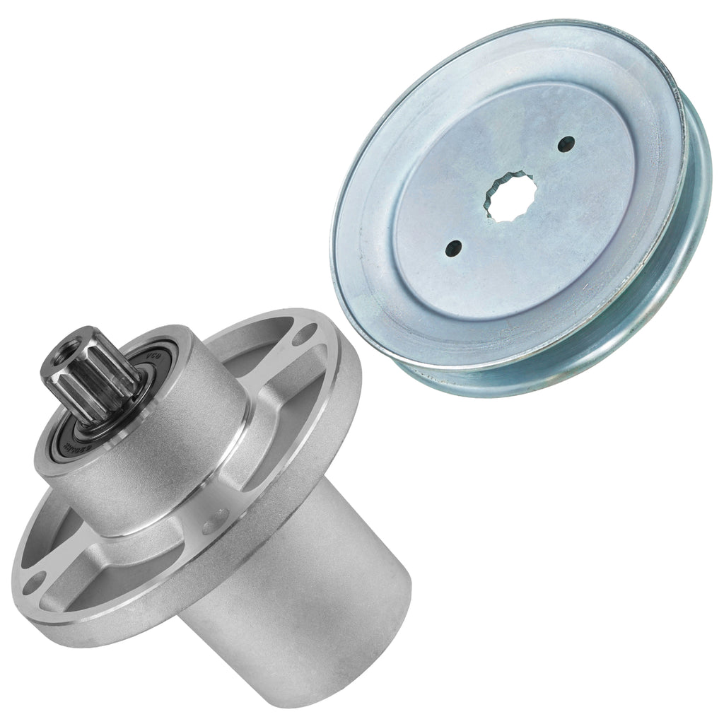 Deck Spindle with 6.47in Pulley Replacement for Hustler Raptor SD 7000 Pro (2000–2000)