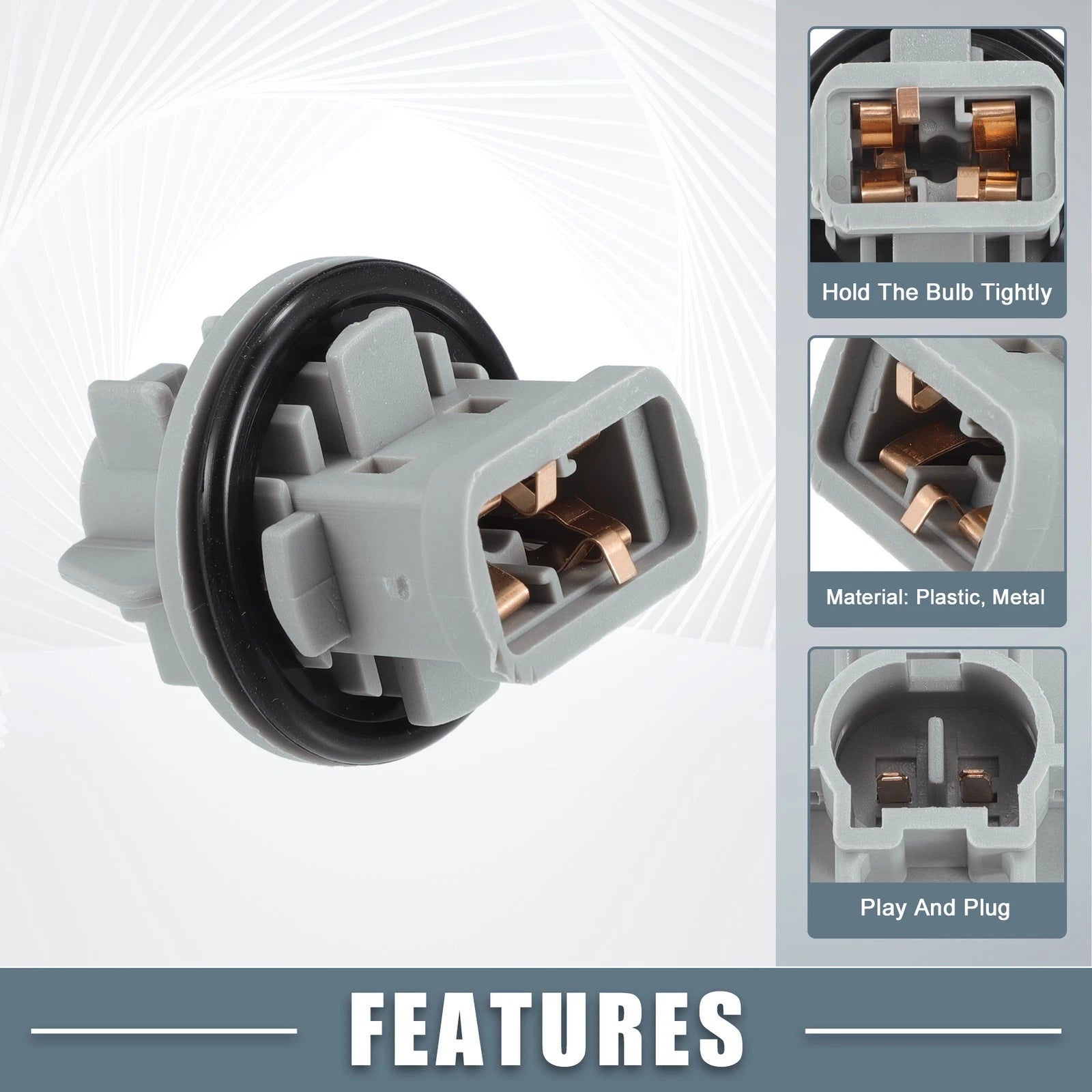 Auto Light Bulb Socket Replacement for Toyota Land Cruiser Prado (2009–2024)