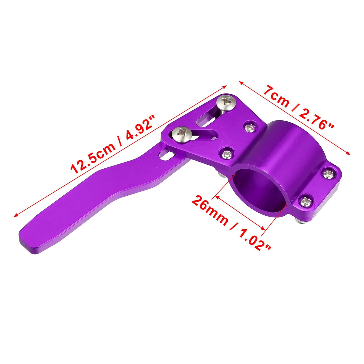 2X Turn Signal Extension Rod Kit for Universal Vehicles (LED, Purple)