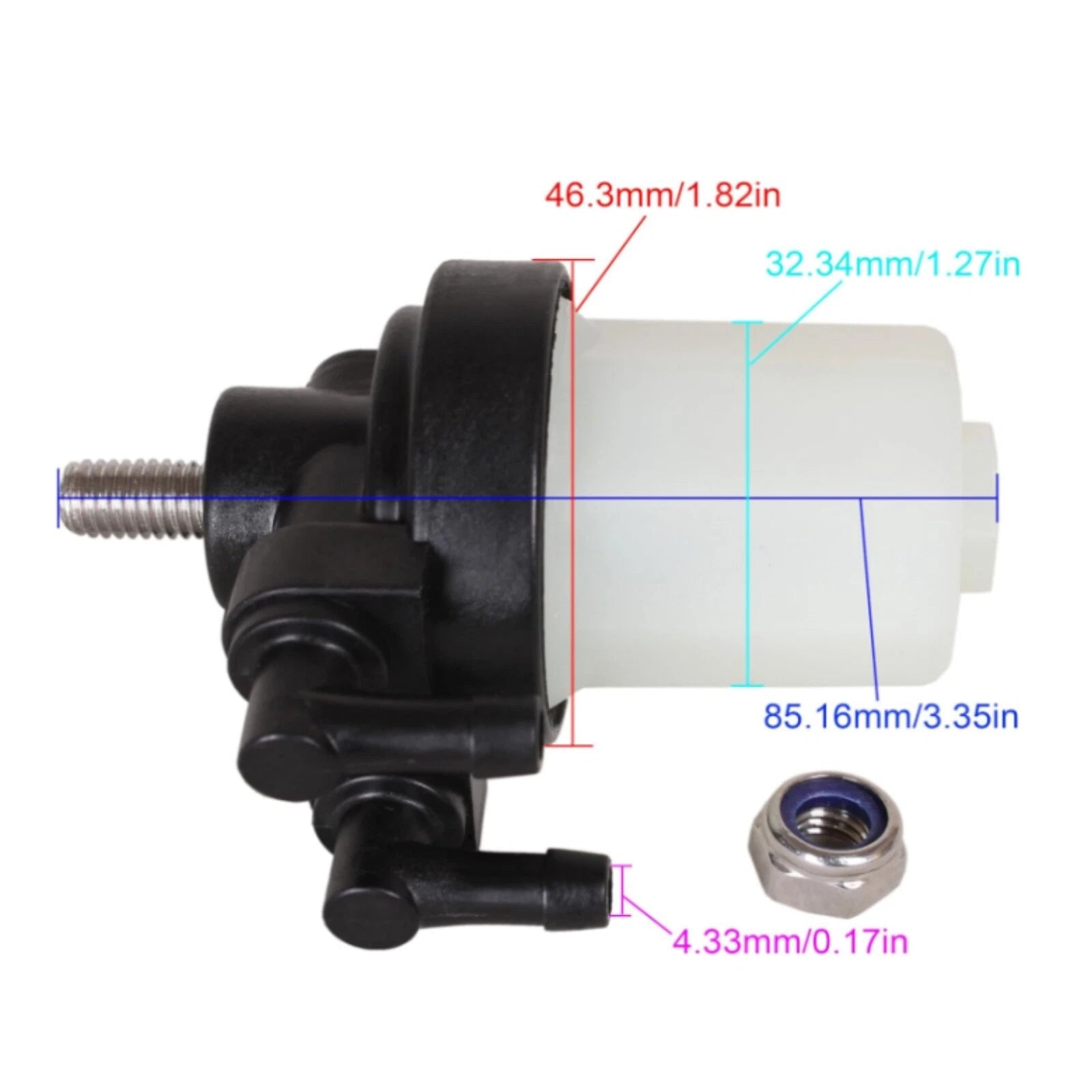 Fuel Filter for Tohatsu Nissan Outboard (336022300M, 346-02230-0)