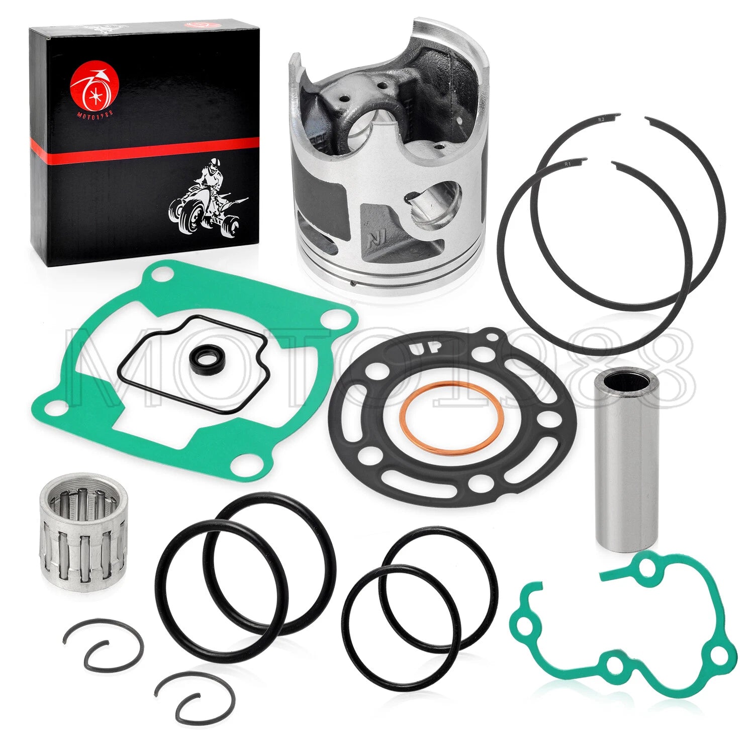 Piston, Ring, Bearing & Cylinder Gasket Kit 48.5mm for Kawasaki KX85 (2001–2013)