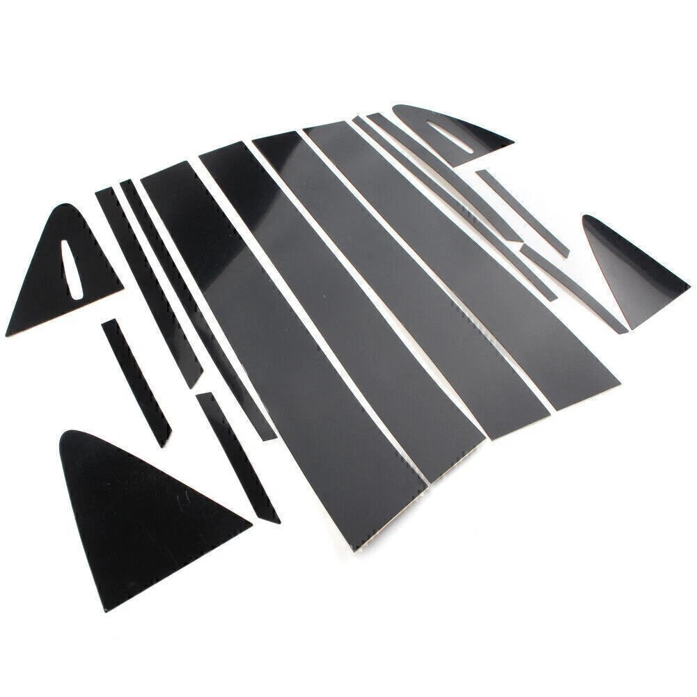16PC Door Trim Pillar Posts Kit for Toyota Corolla (2020–2022) Black