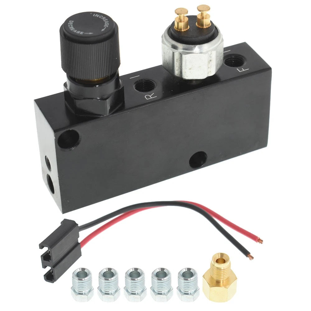 Adjustable Proportioning Valve with Distribution Block for