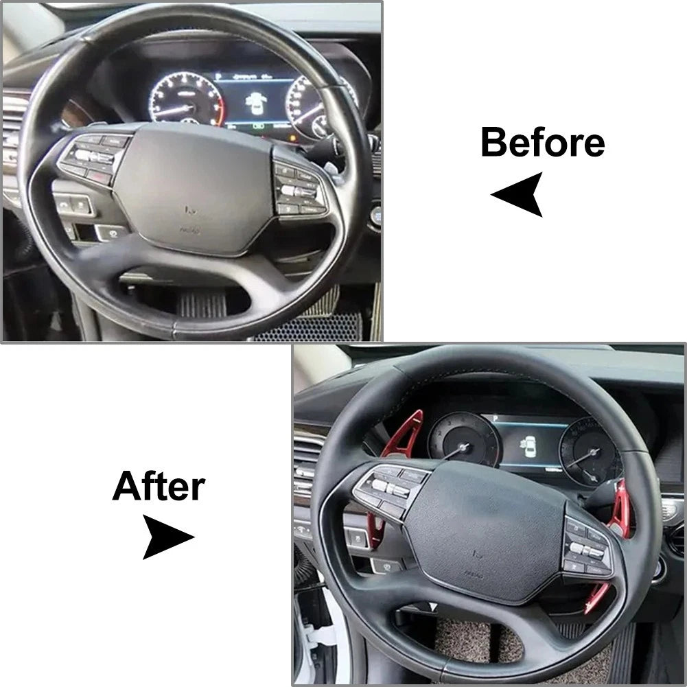 Steering Wheel Paddle Shifter Extend Accessories for Hyundai G90 (2018–2023)