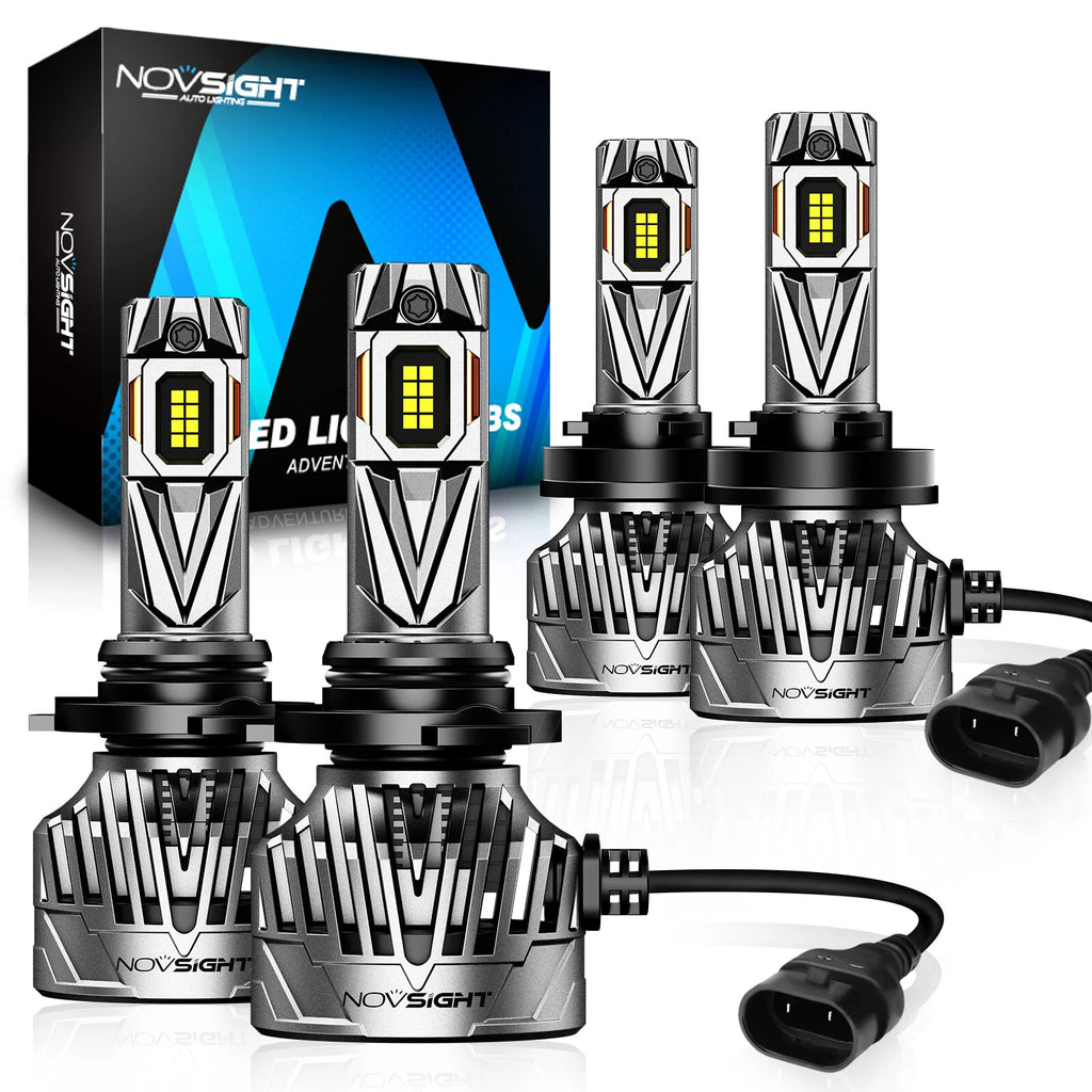 4X LED Headlight Bulbs for 6500K Super Bright White