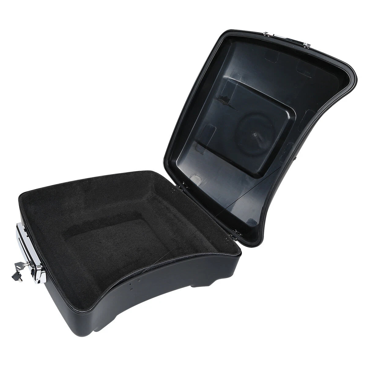 Matte Chopped Trunk Pad Mount Plate for Harley Touring Road Glide (2009–2013)