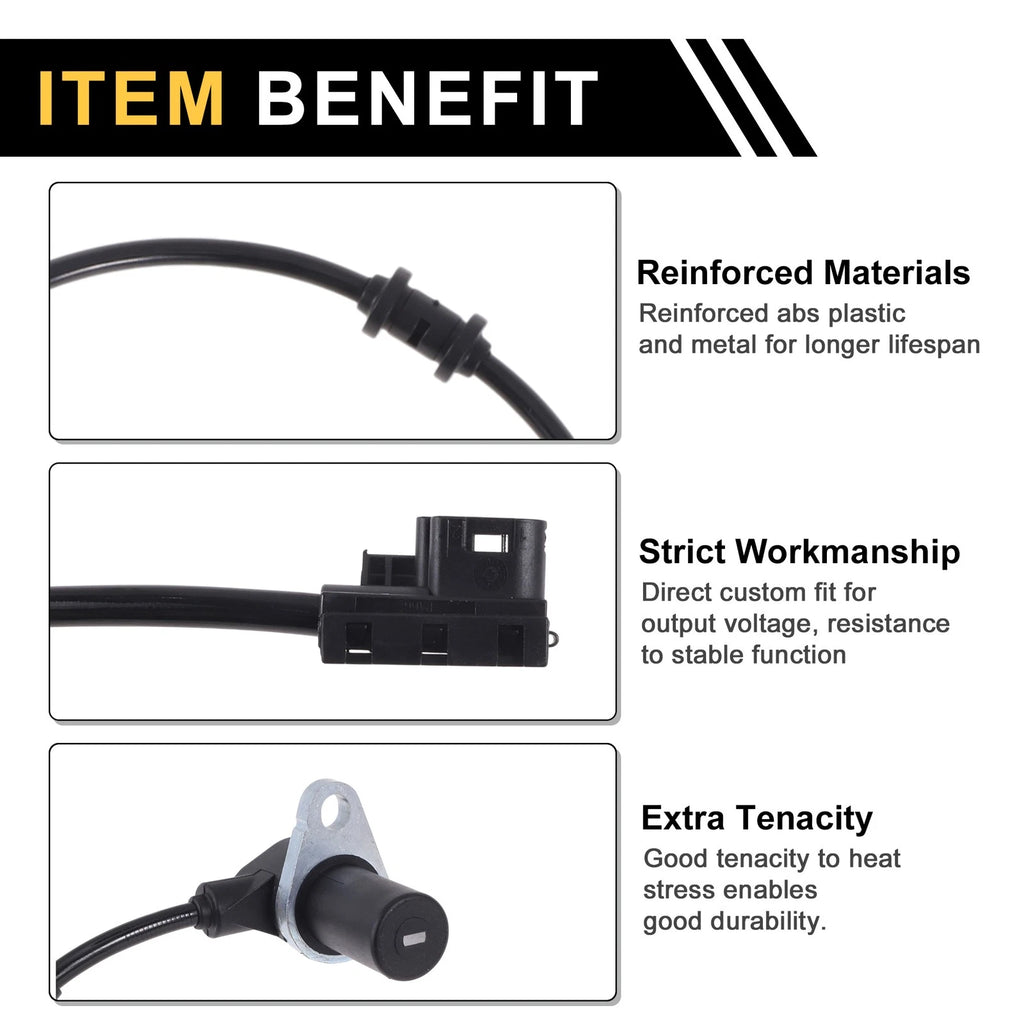 ABS Wheel Speed Sensor Replacement Front for Mercedes-Benz W210 (1995–2003)